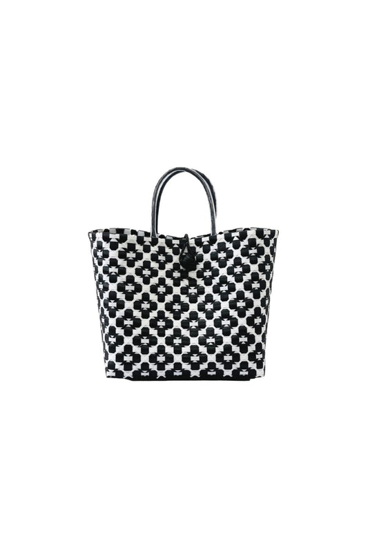 MY FUNKY BAGS MINI DAISY BASKET BLACK