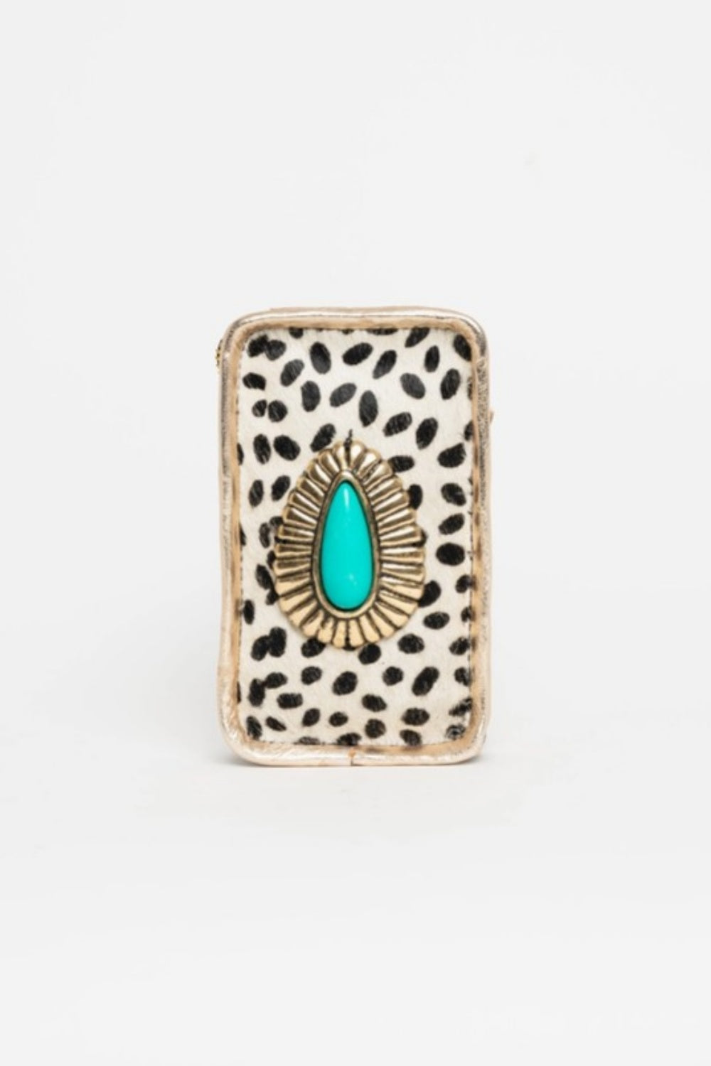 PITI CUITI DALMATION JEWEL CROSSBODY PHONE BAG