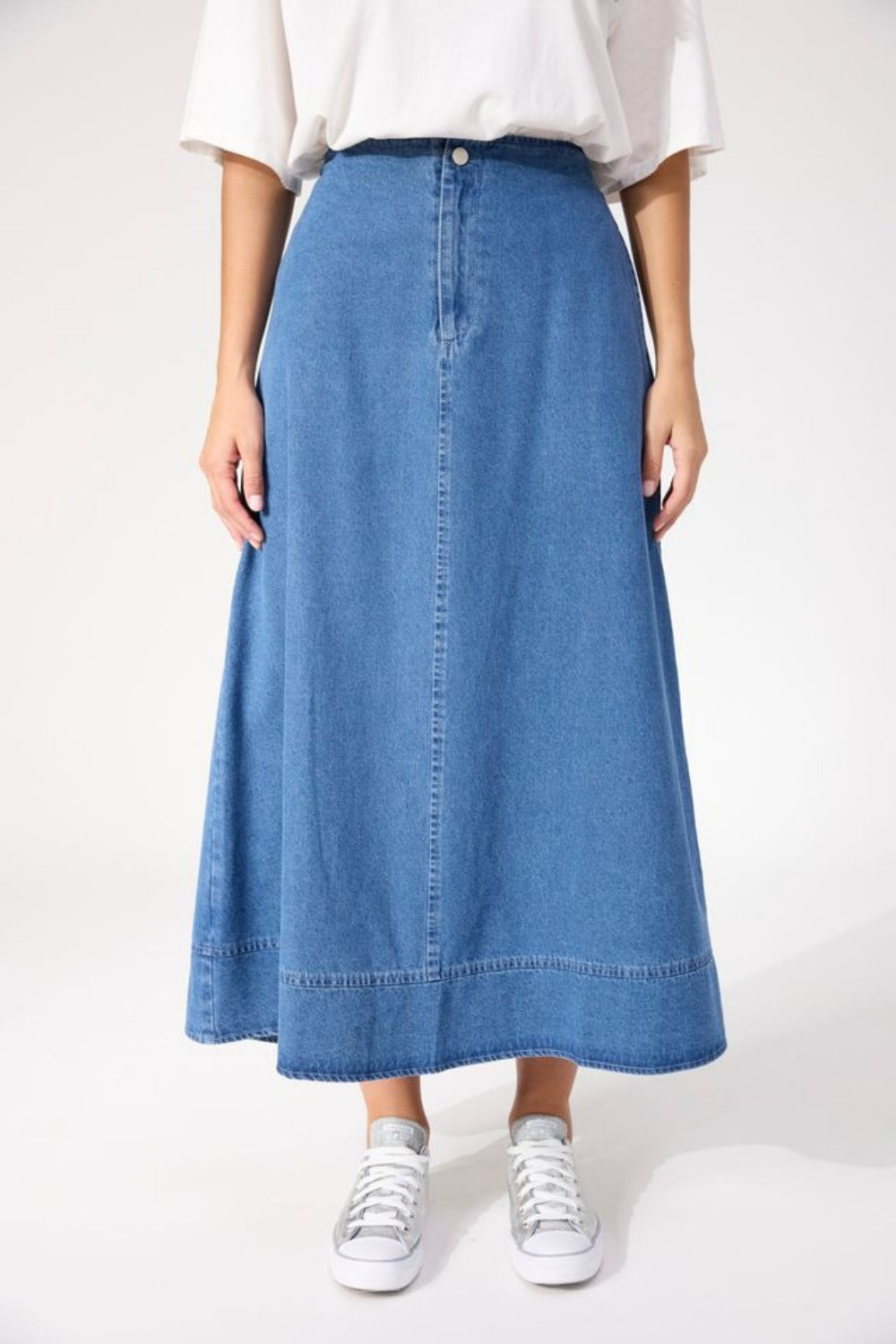 HAVEN DENVER DENIM SKIRT