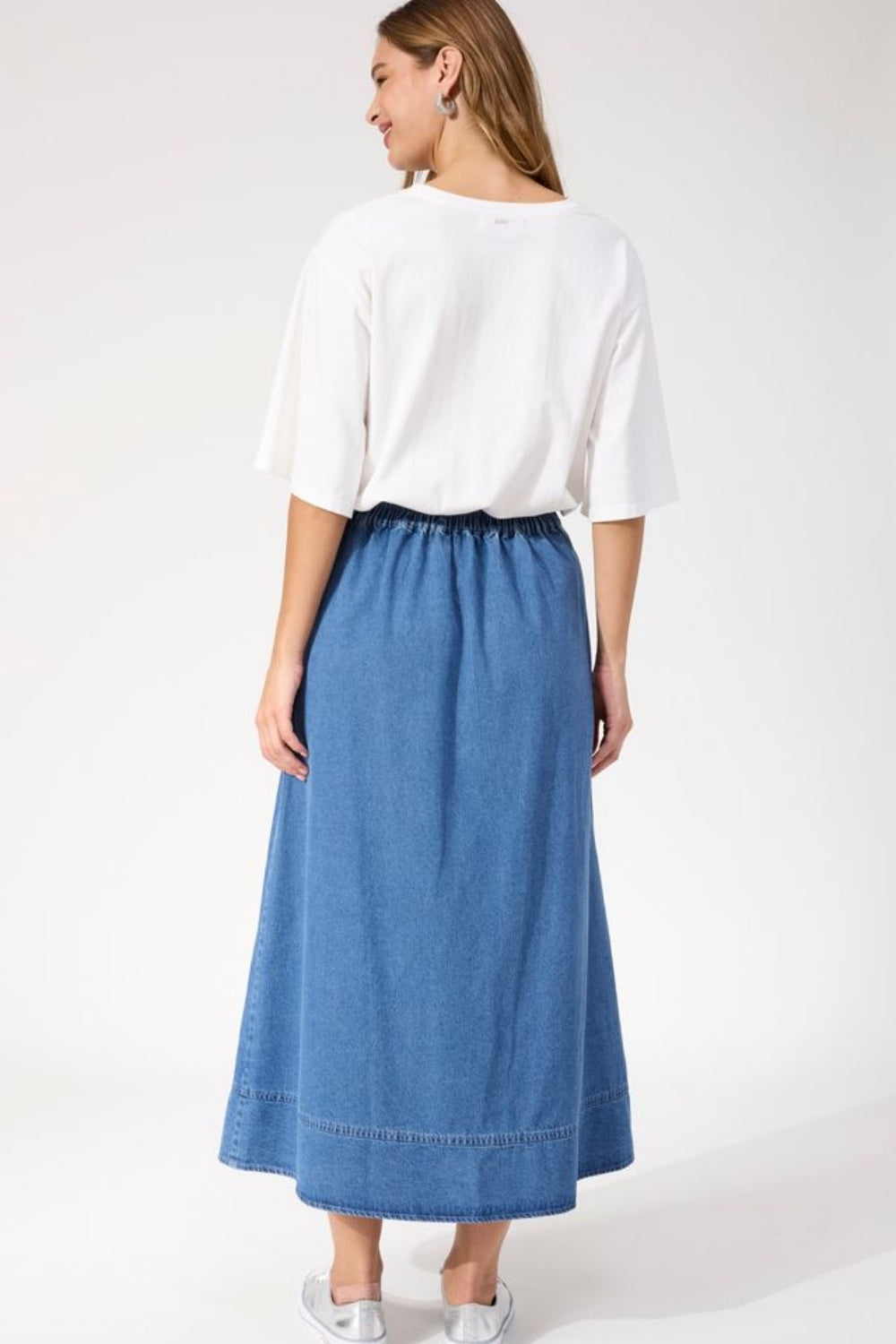 HAVEN DENVER DENIM SKIRT