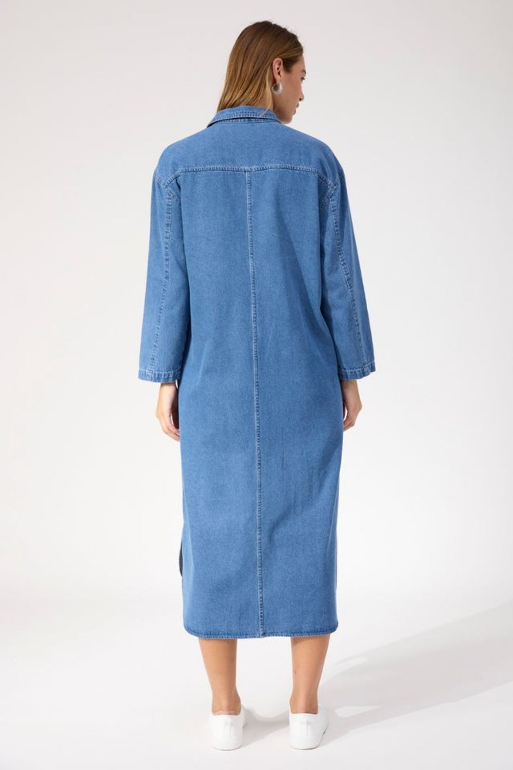 HAVEN DENVER DENIM SHIRT DRESS