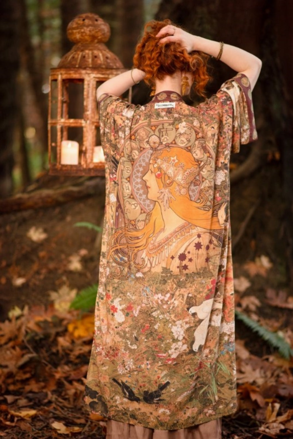 MARKET OF STARS DREAM WEAVER BAMBOO DUSTER KIMONO WITH BELT