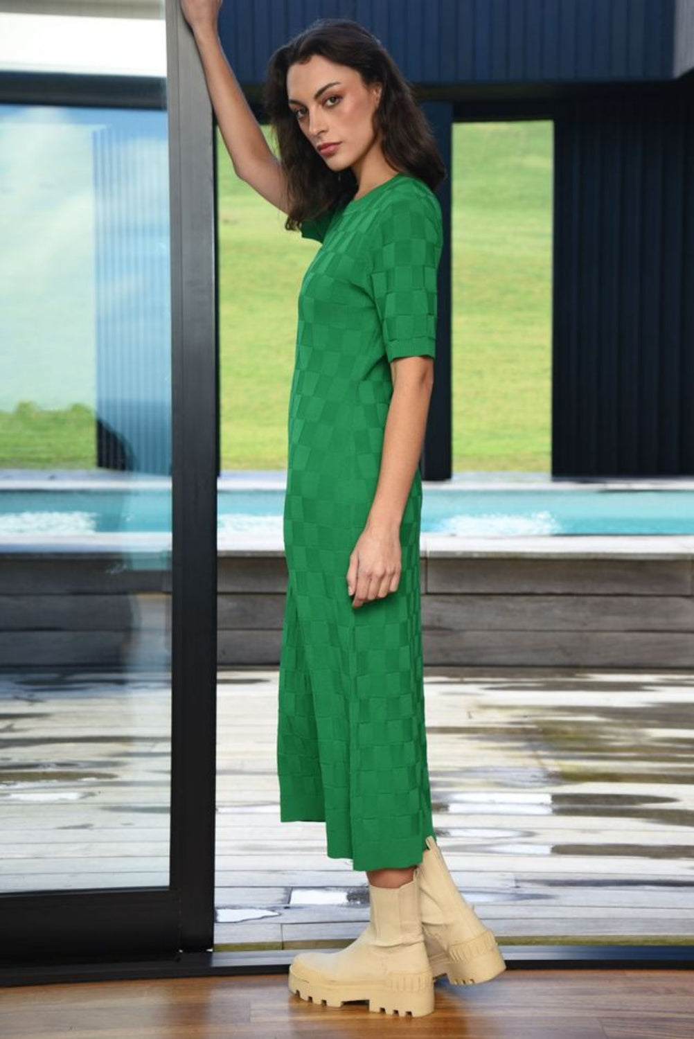 COOPER DRESS PLAY DRESS GREEN