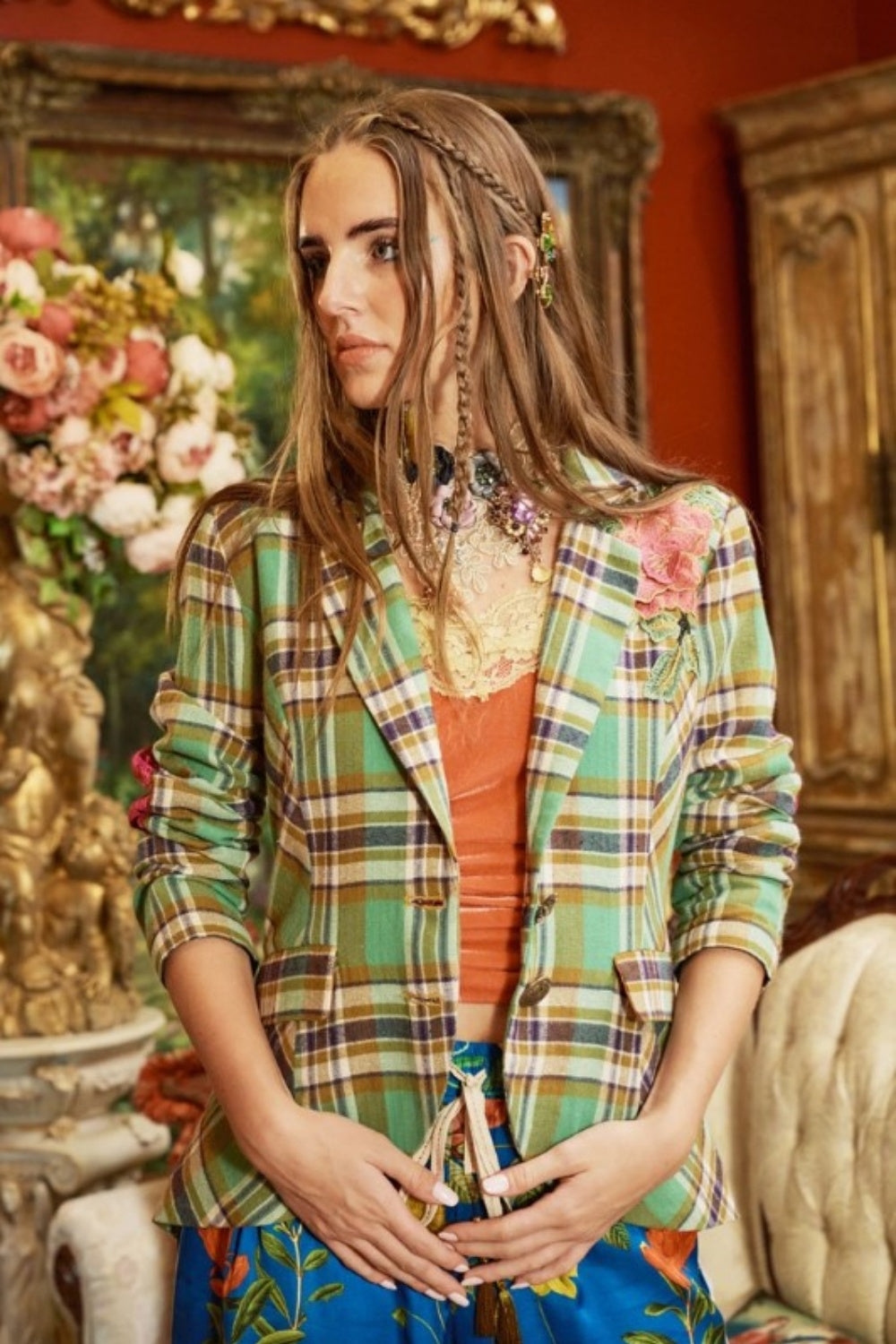 ARATTA DUTCHESS PLAID BLAZER