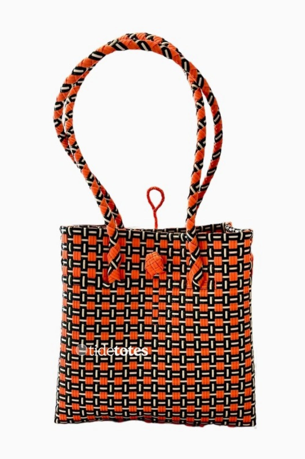 PURE DI CASA ELEMENTAL ORANGE + BLACK BASKET MEDIUM