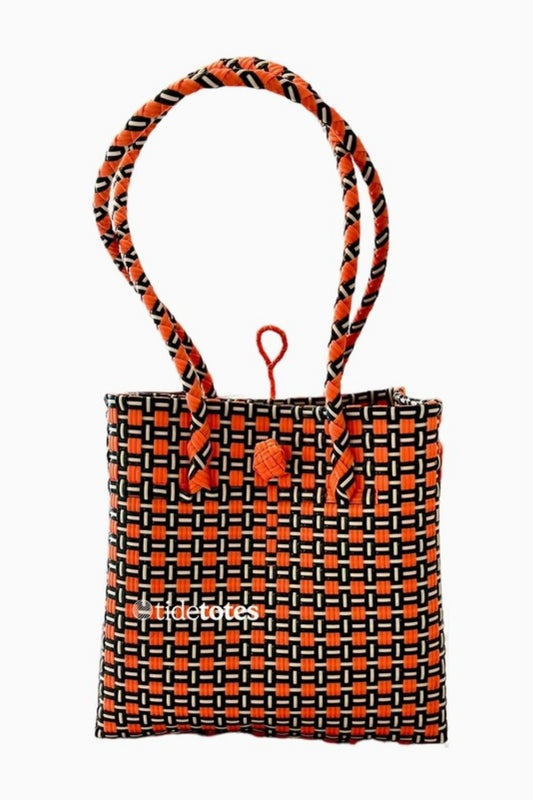 PURE DI CASA ELEMENTAL ORANGE + BLACK BASKET MEDIUM
