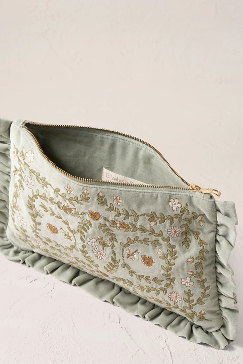 ELIZABETH SCARLETT ENGLISH GARDEN POUCH