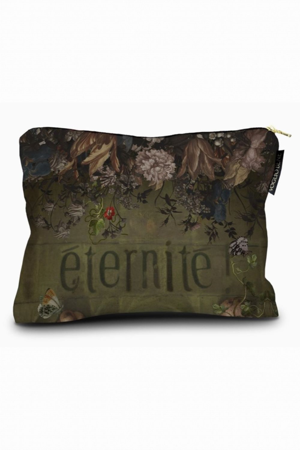 VOGLIO BENE ETERNITY VELVET ZIP POUCH