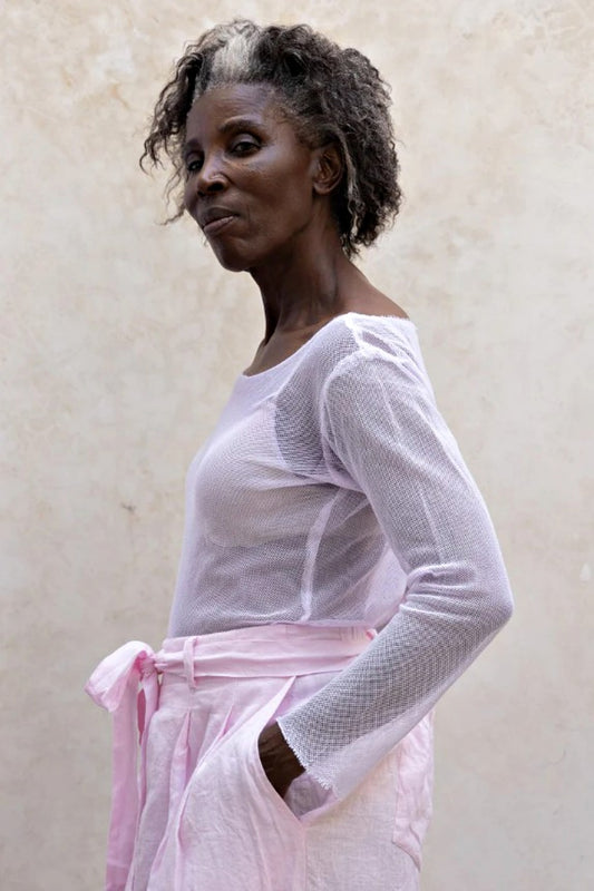 MEG BY DESIGN EVIE TOP PINK