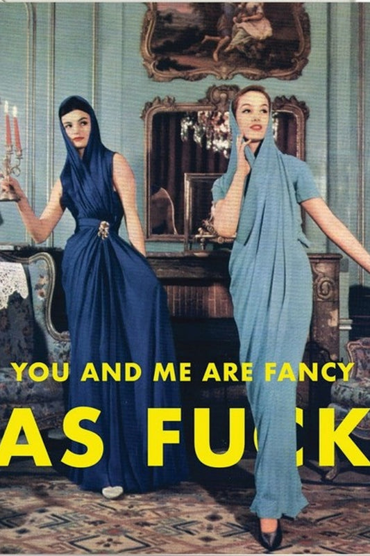 FANCY AF GREETING CARD