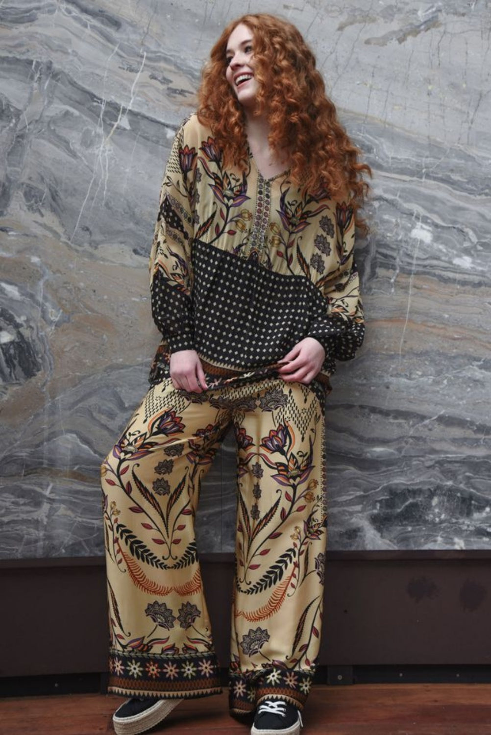 CURATE FIRED UP BLOUSE BORDER SPOT