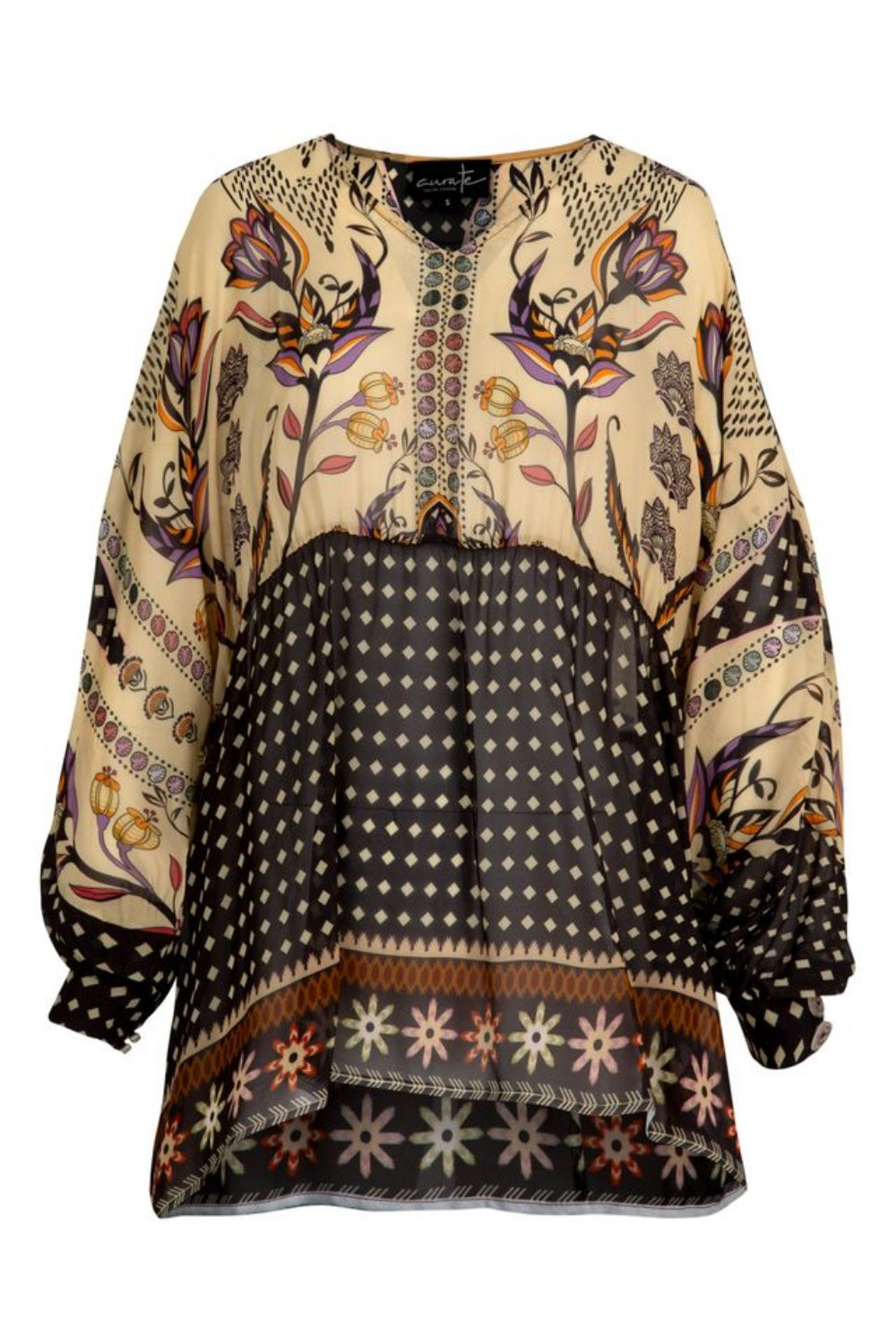 CURATE FIRED UP BLOUSE BORDER SPOT