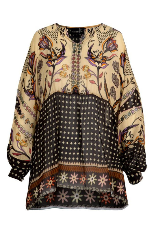 CURATE FIRED UP BLOUSE BORDER SPOT