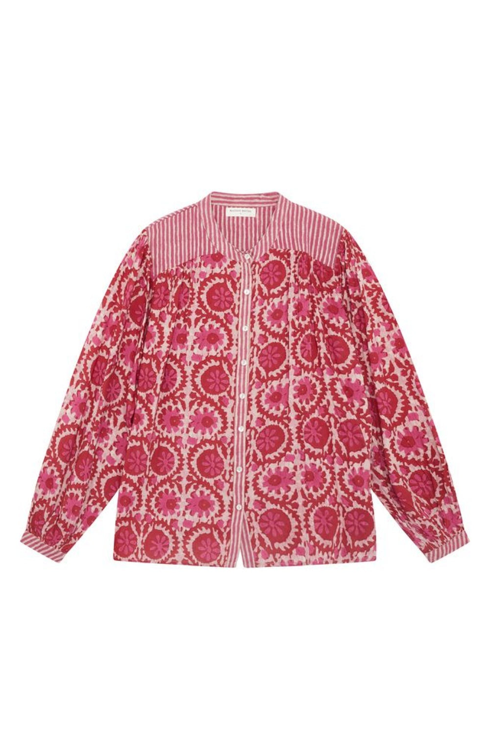 MAISON HOTEL LEANDRA BLOUSE FLAMINGO GROOVES