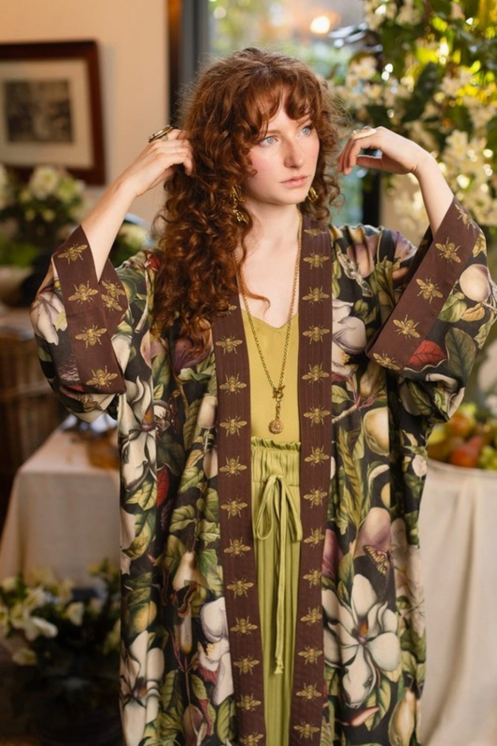 MARKET OF STARS FLEUR DE LUNE OPERA DUSTER KIMONO