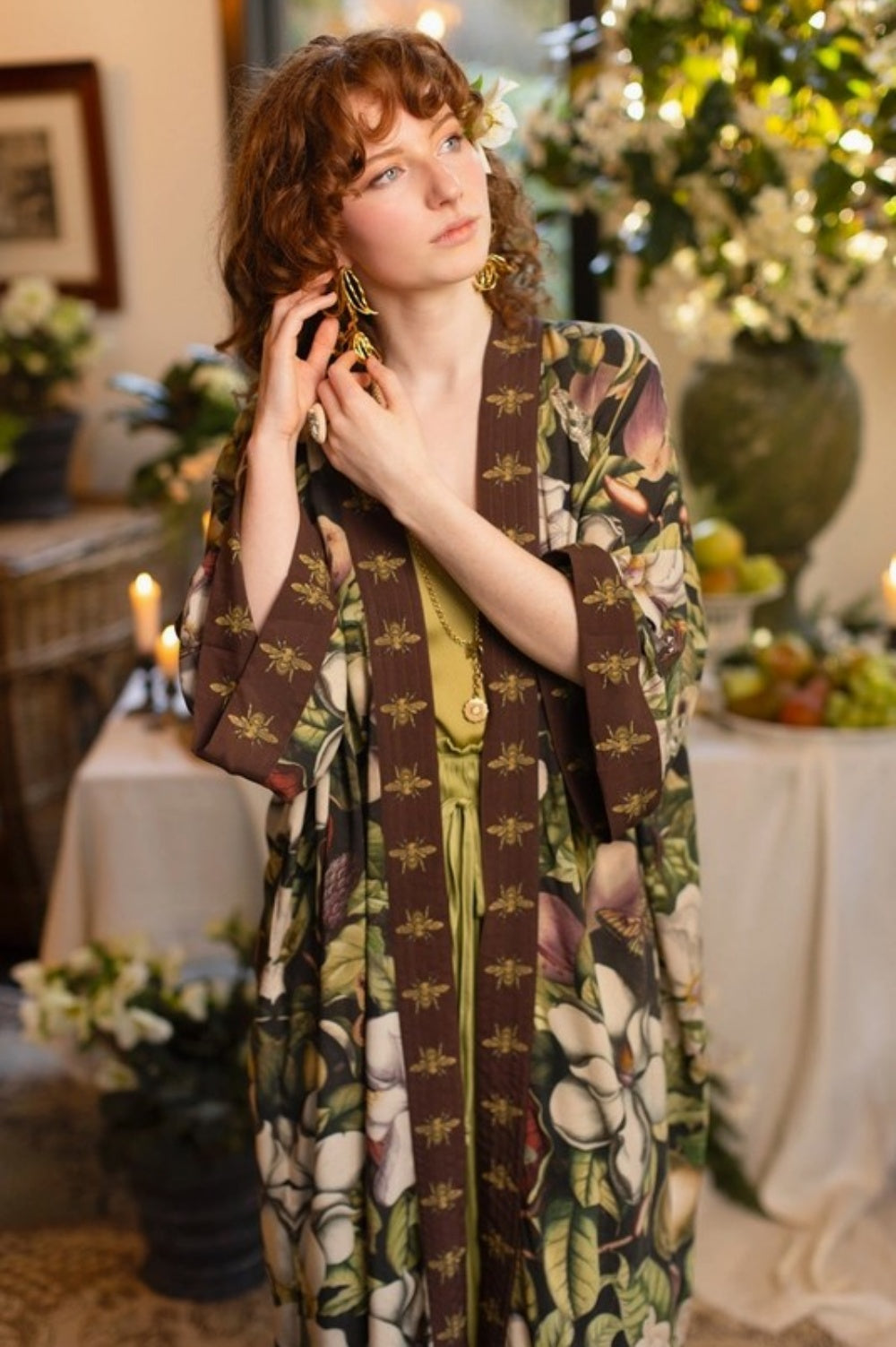 MARKET OF STARS FLEUR DE LUNE OPERA DUSTER KIMONO