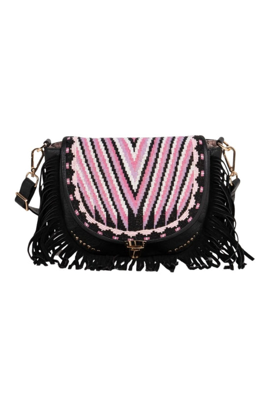 PITI CUITI FRIDA FRINGED SHOULDER BAG