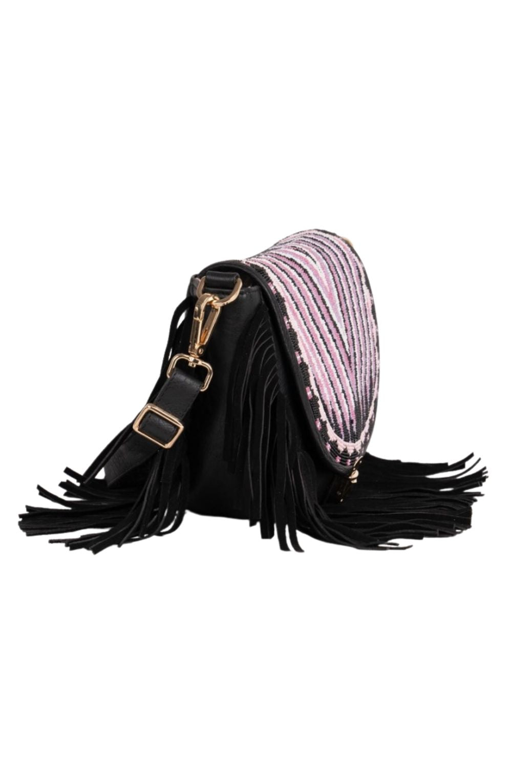 PITI CUITI FRIDA FRINGED SHOULDER BAG