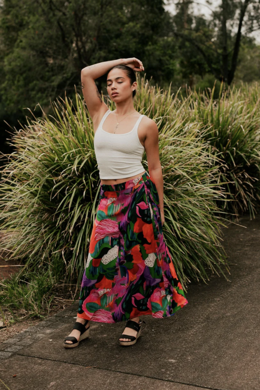KENNEDY FUCHSIA FEVER SKIRT