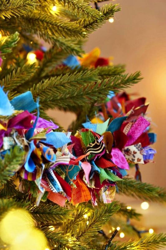 RECYCLED SARI FABRIC GARLAND