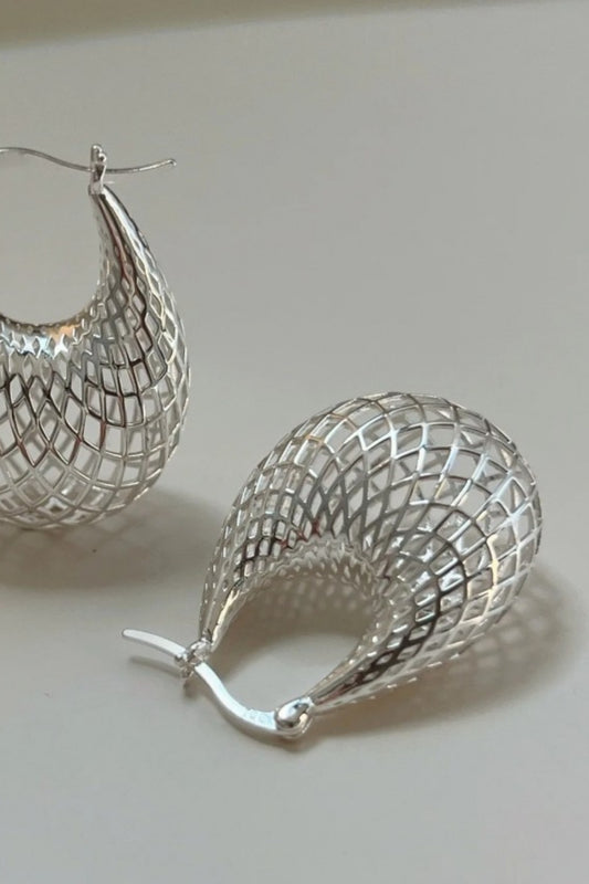 GENOA SILVER EARRINGS
