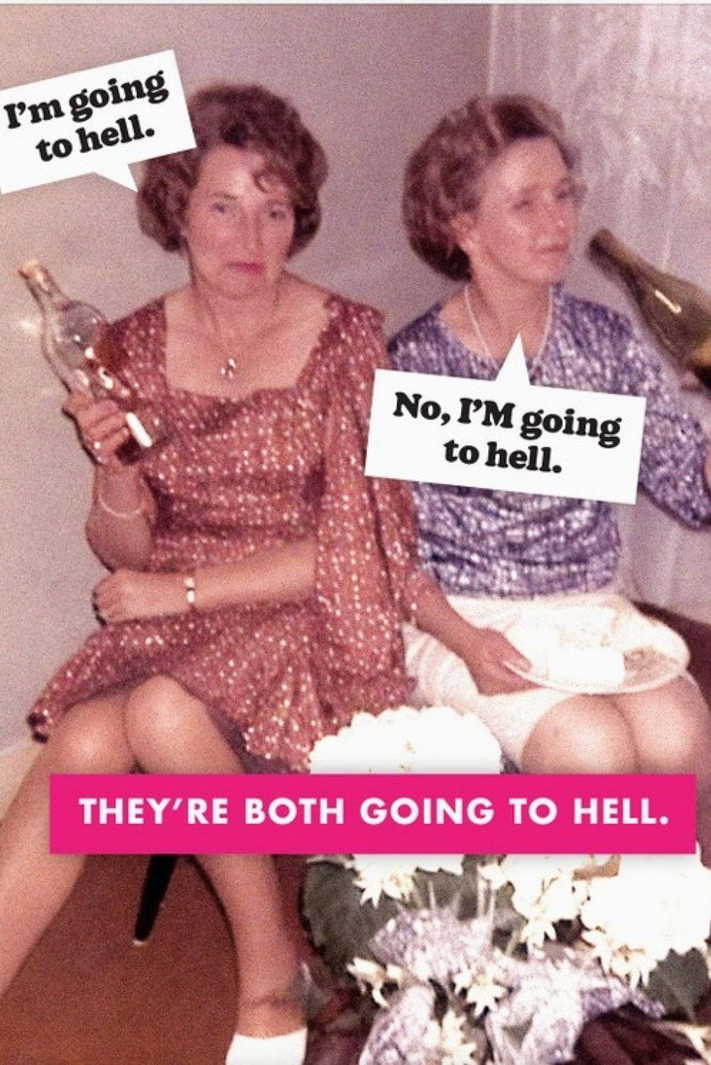 GOING TO HELL GREETING CARD