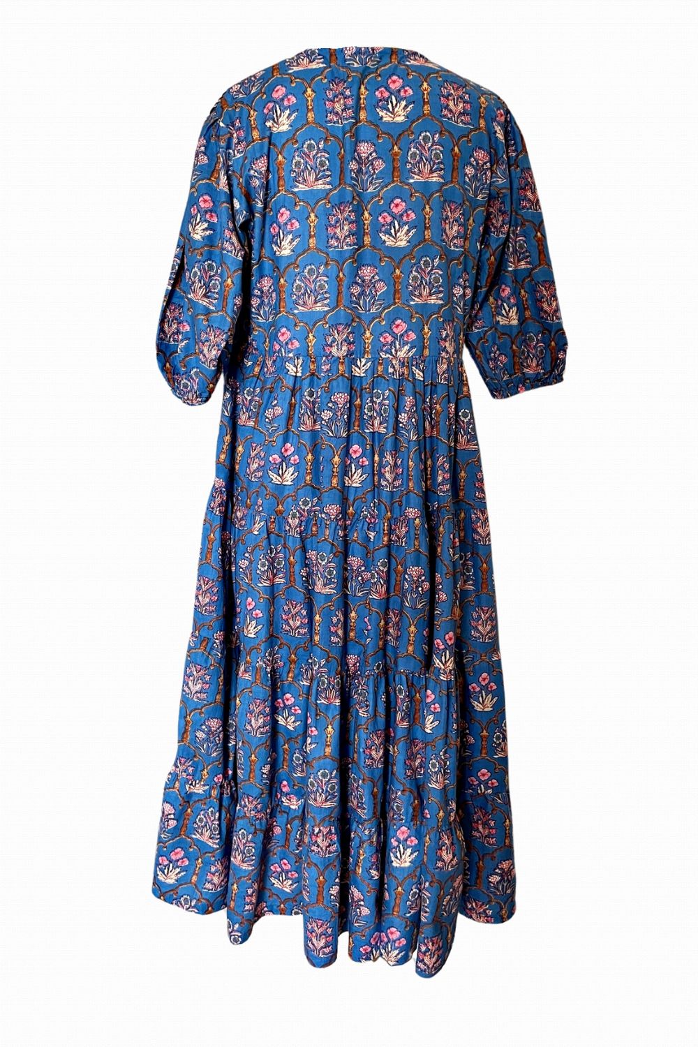 ROSELLE HALCYON MIDI DRESS BLUE IVY