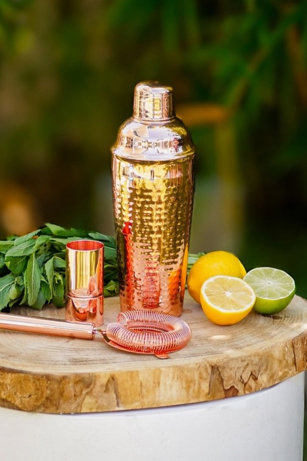 HAMMERED COPPER COCKTAIL SHAKER