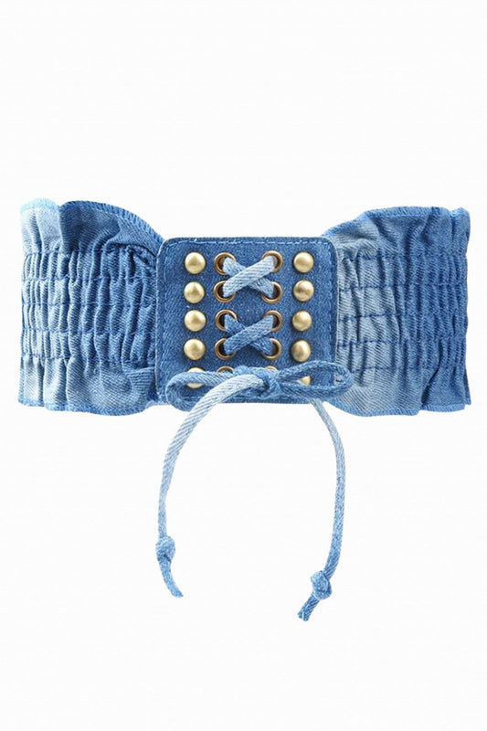 HEIDI BELT LIGHT BLUE DENIM