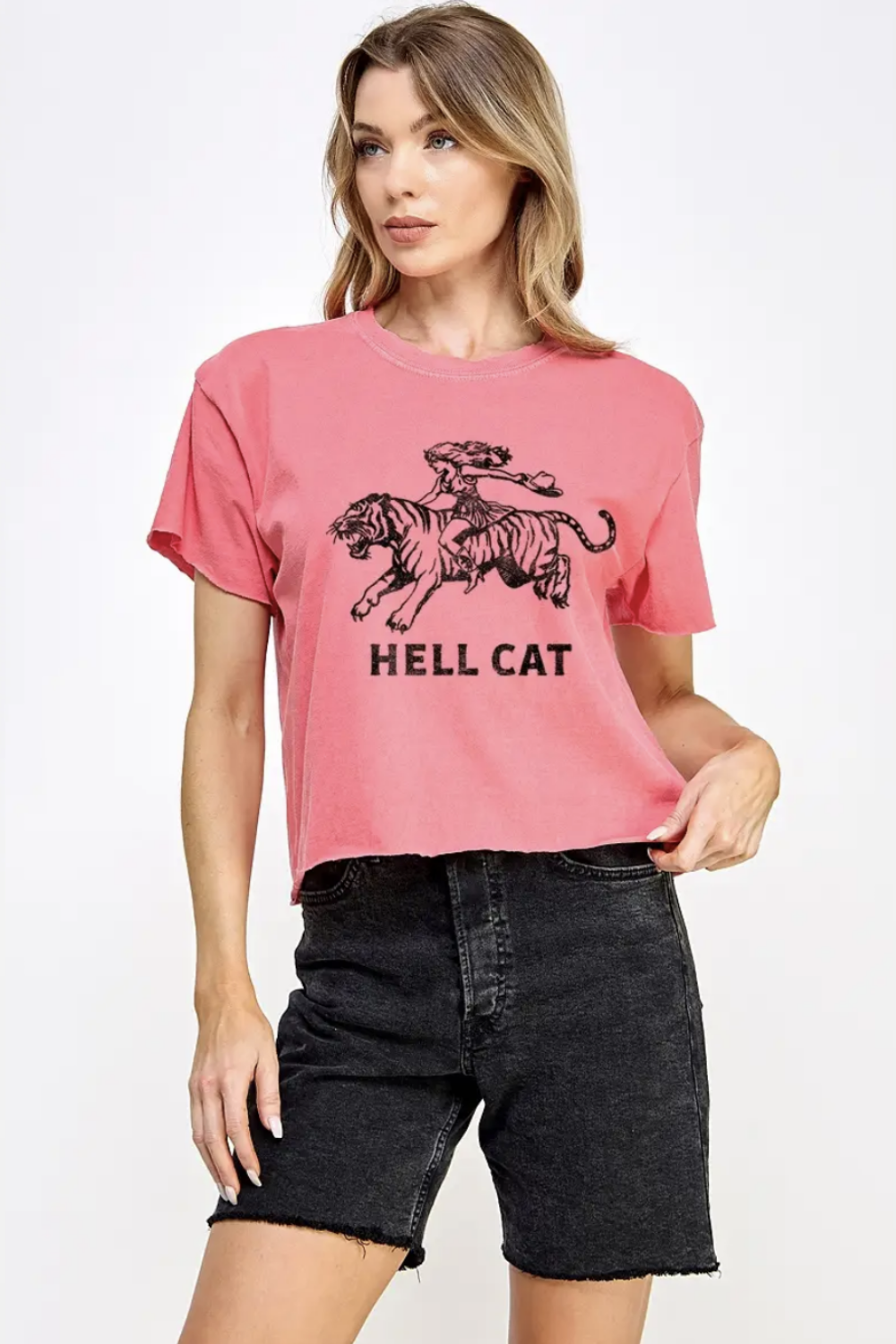 PRE-ORDER ILLUSTRATED SOCIETY HELLCAT TEE WATERMELON