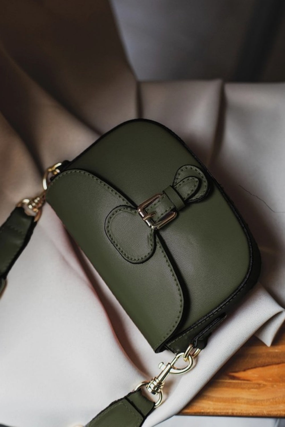 HERMINE SHOULDER BAG KHAKI