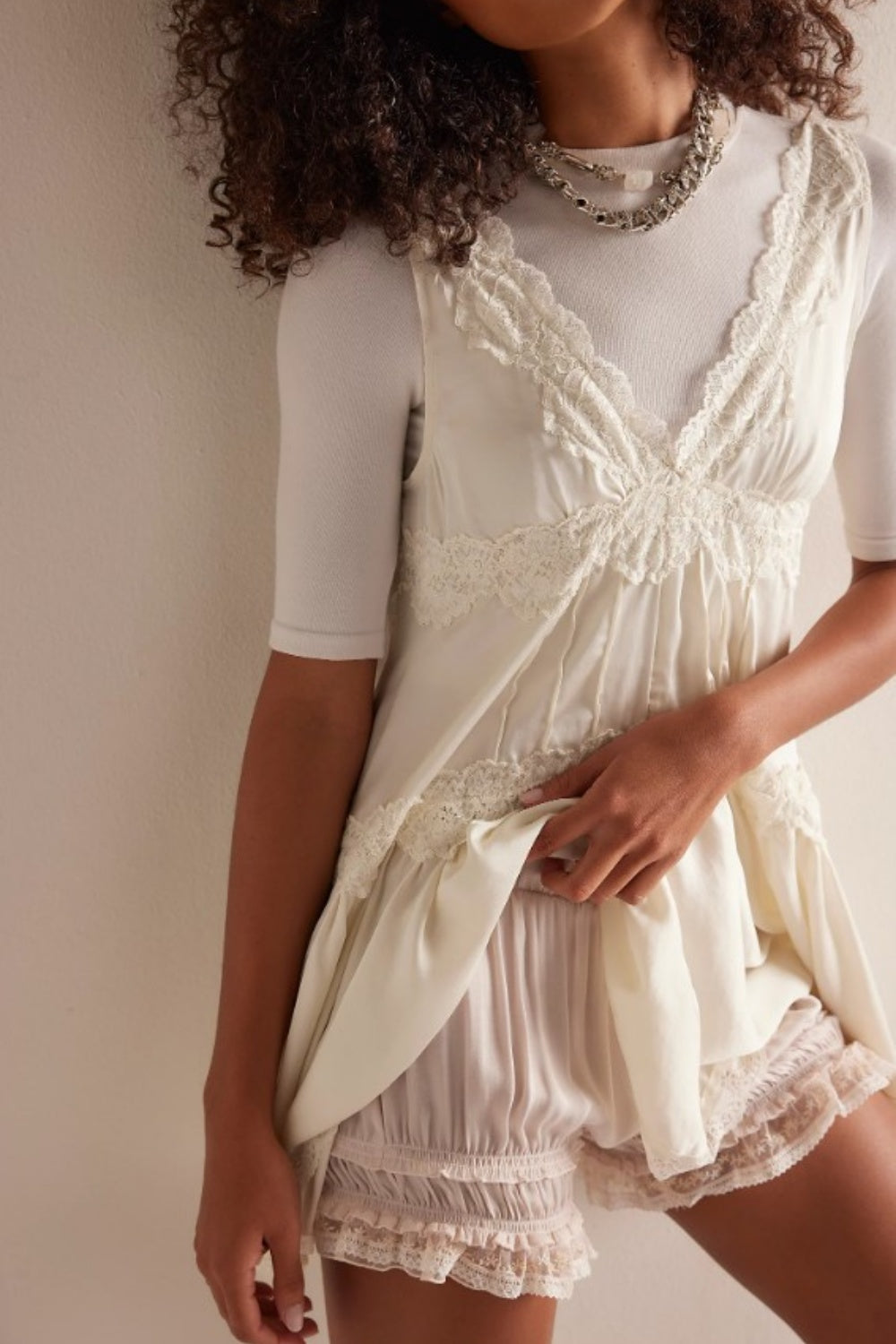 FREE PEOPLE IN THIS GROOVE MINI SLIP TOFU