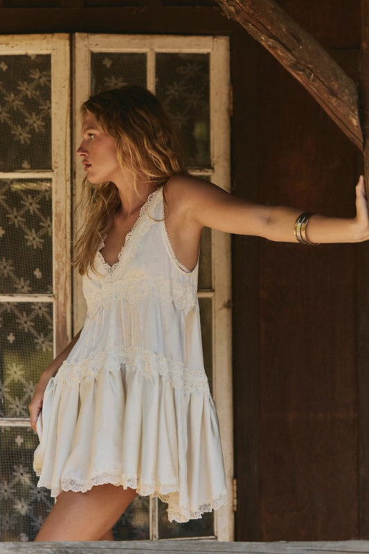 FREE PEOPLE IN THIS GROOVE MINI SLIP TOFU
