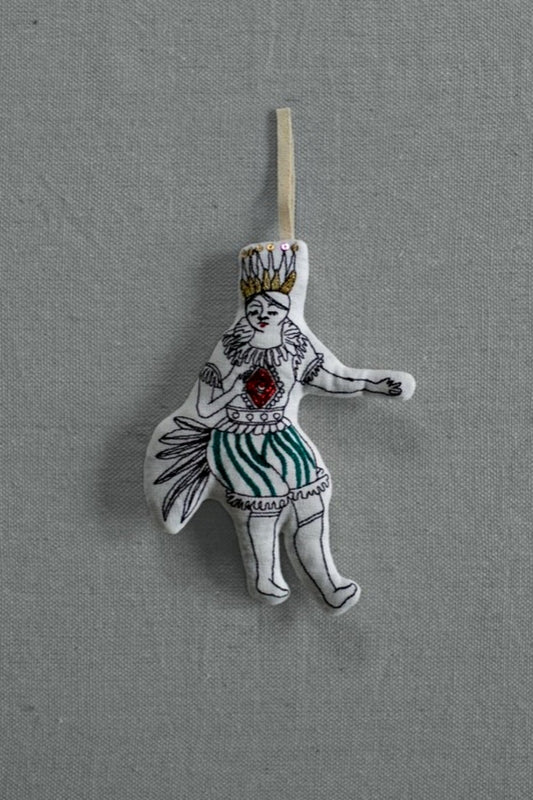 SKIPPY COTTON DANCING JESTER LAVENDER SCENTED ORNAMENT