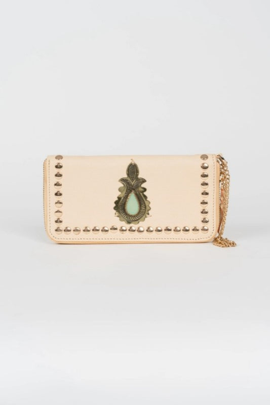 PITI CUITI JEWEL PURSE VANILLA