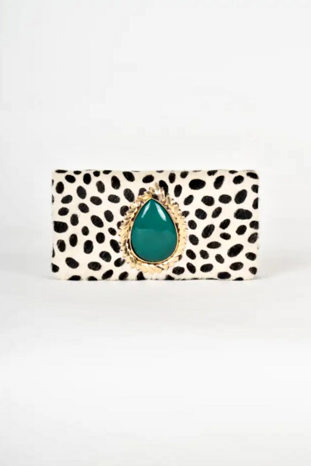 PITI CUITI JOYA ANIMAL PRINT PONYHAIR WALLET