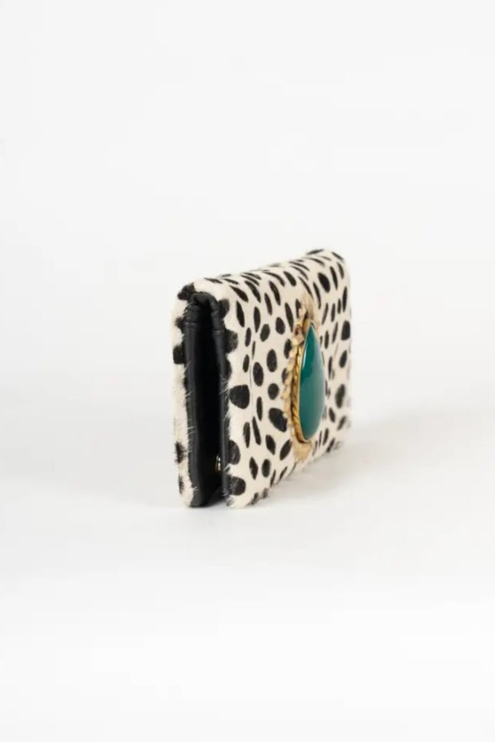 PITI CUITI JOYA ANIMAL PRINT PONYHAIR WALLET