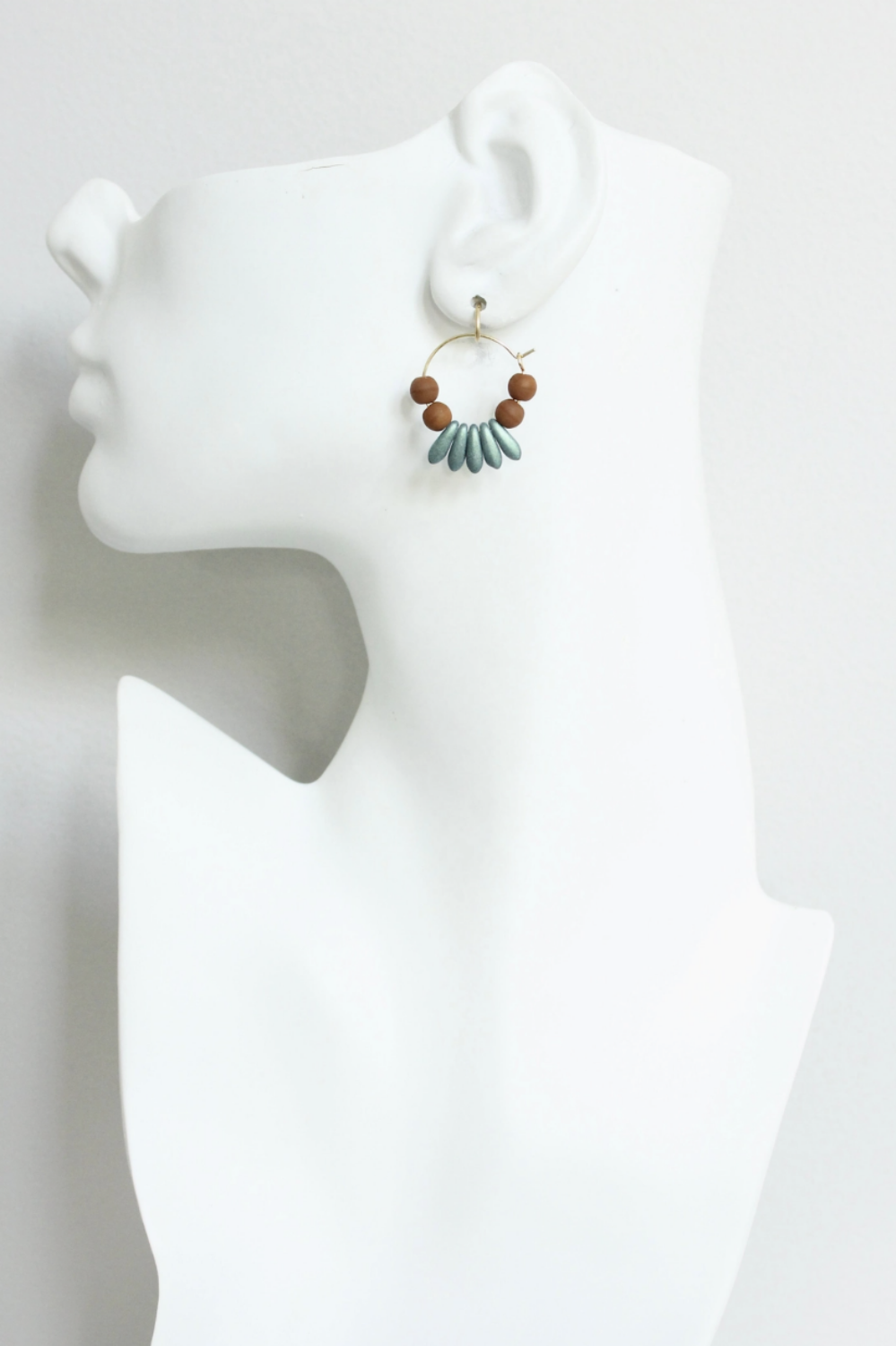 DAVID AUBREY HELENA MINI HOOP EARRINGS