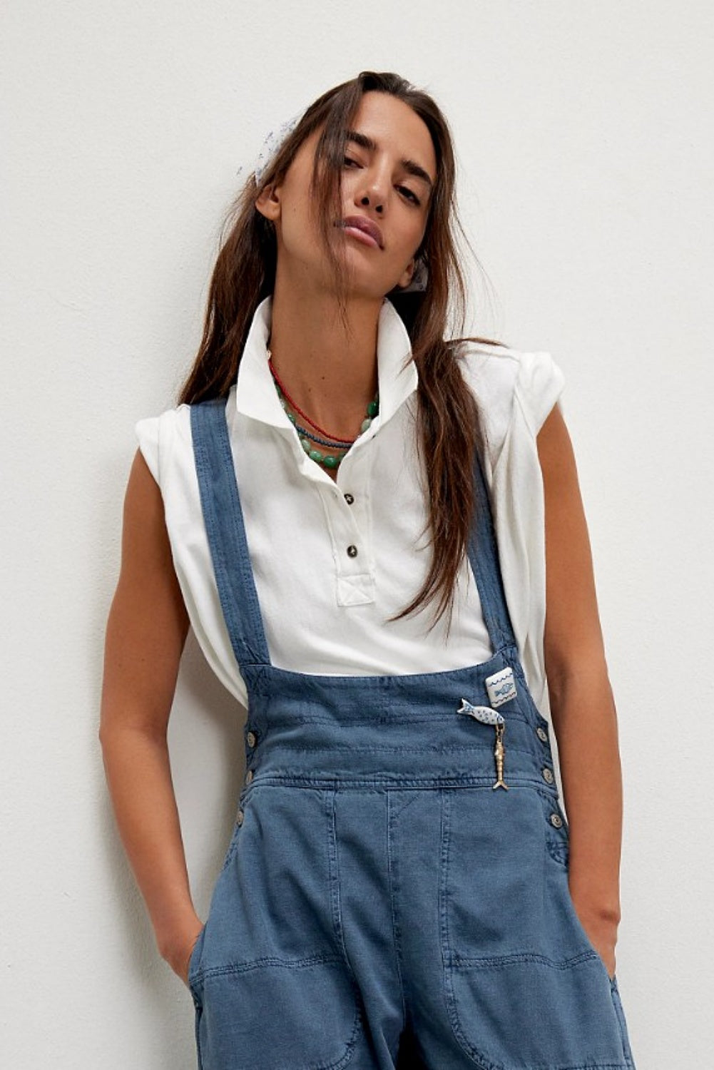 FREE PEOPLE KEEP ON POLO IVORY