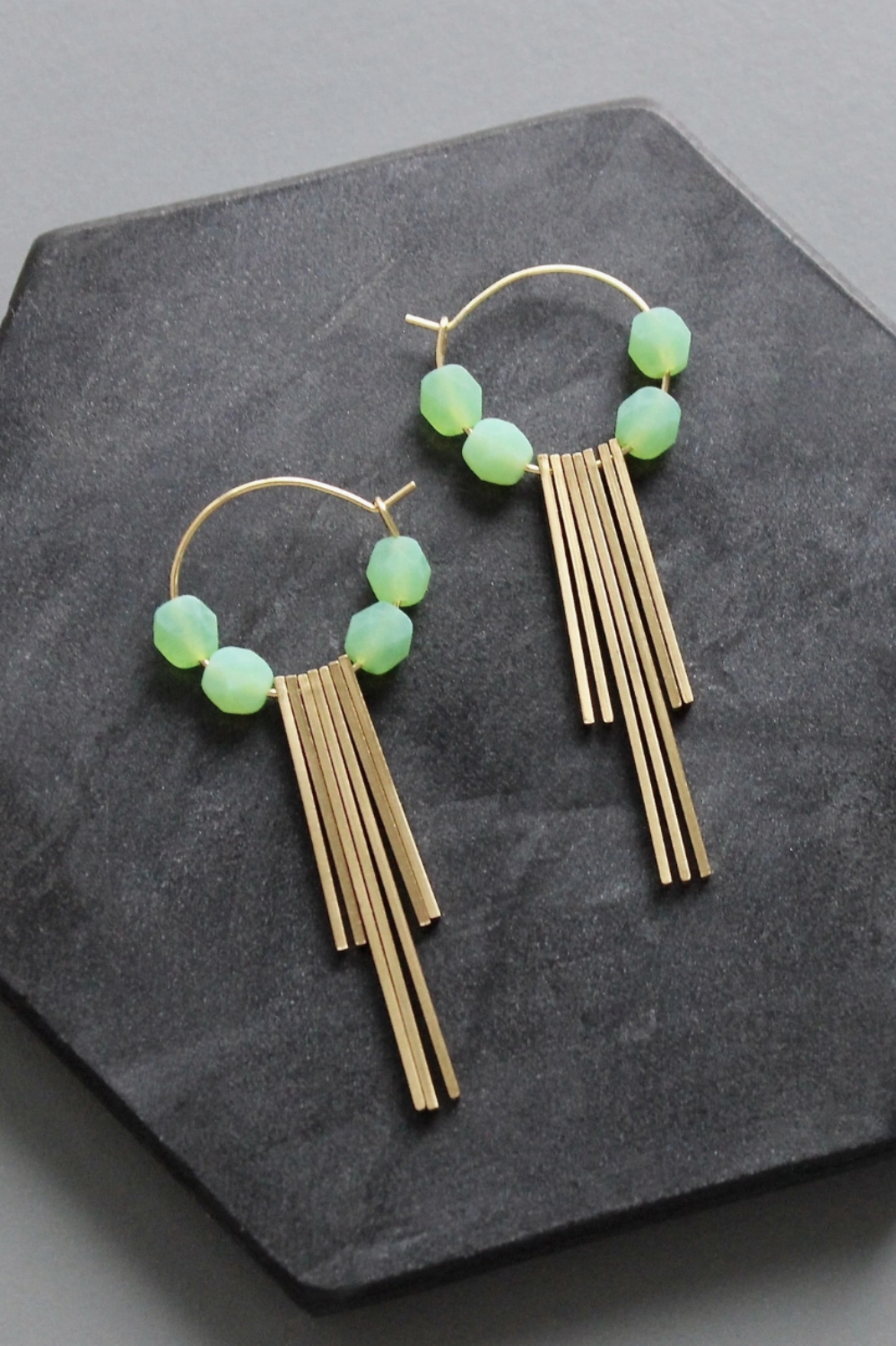 DAVID AUBREY MEREDITH DROP EARRINGS