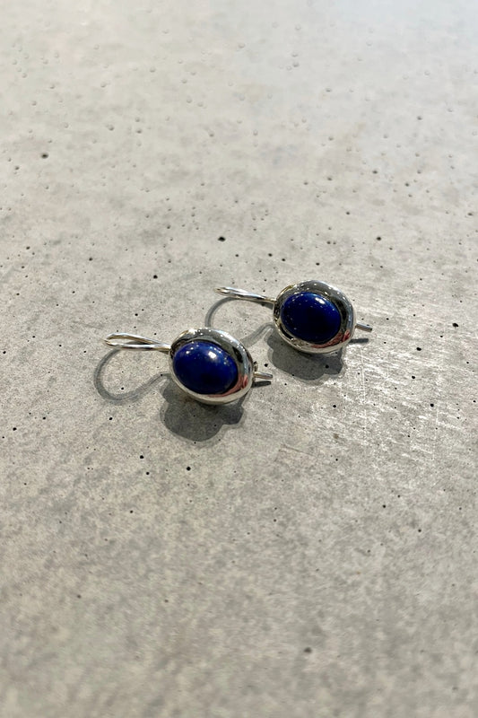 LAPIS LAZULI STERLING SILVER EARRINGS