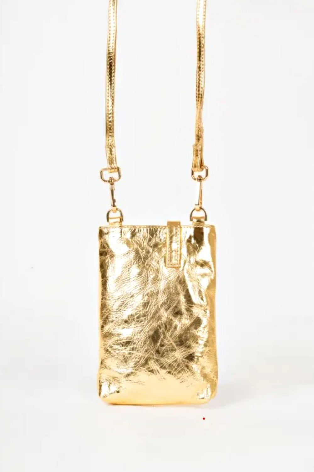 PITI CUITI LISBON GOLD PHONE BAG