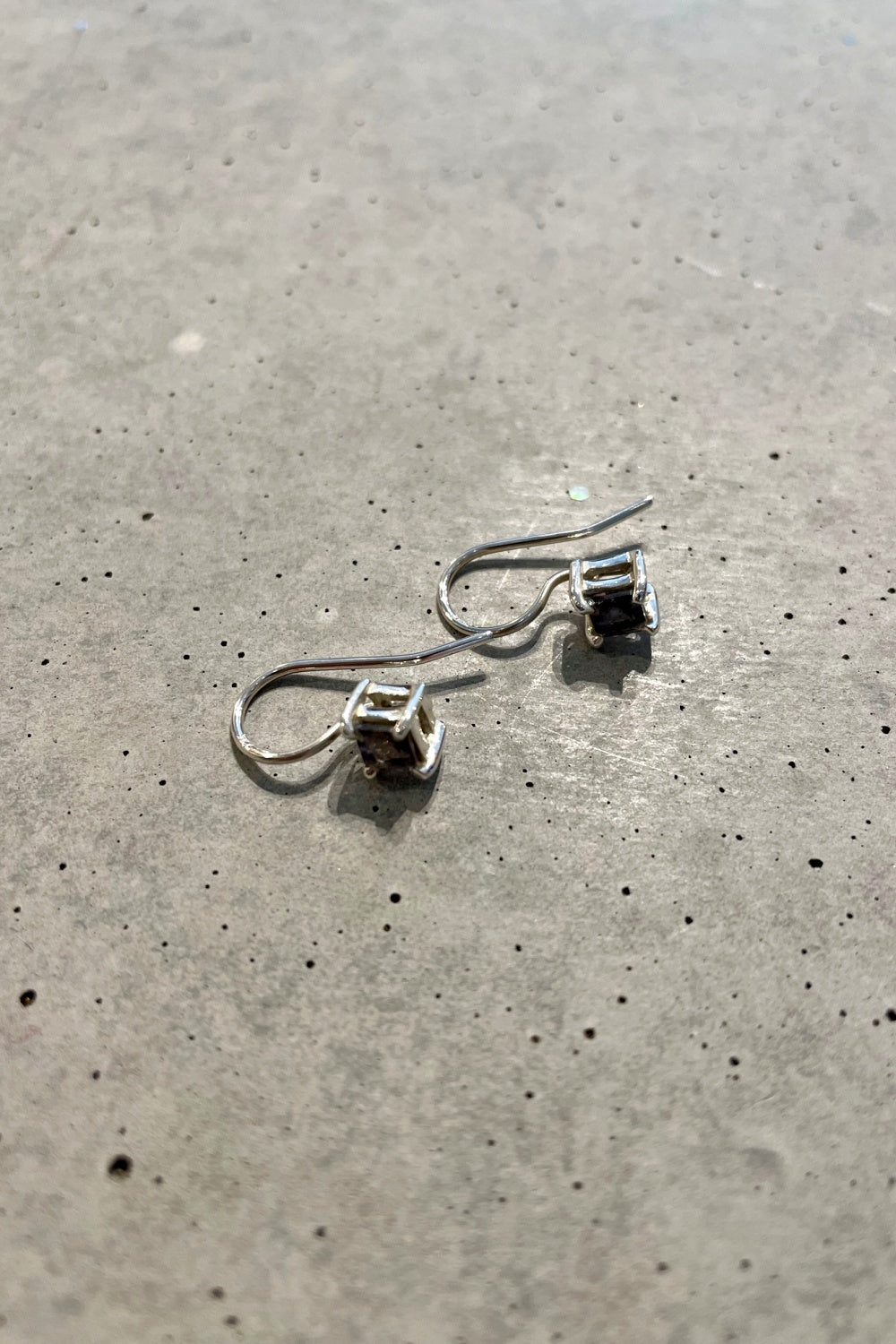 LOLITE STERLING SILVER EARRINGS