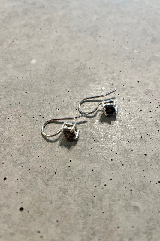 LOLITE STERLING SILVER EARRINGS