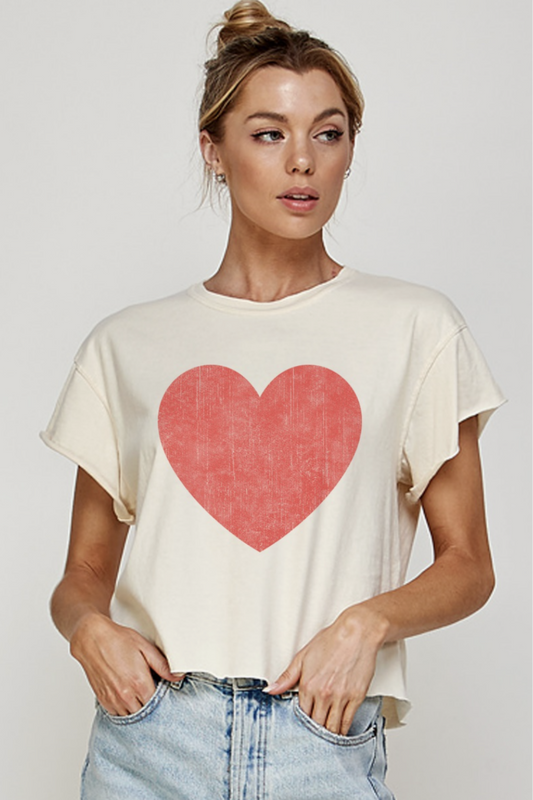 ILLUSTRATED SOCIETY LOVE TEE IVORY