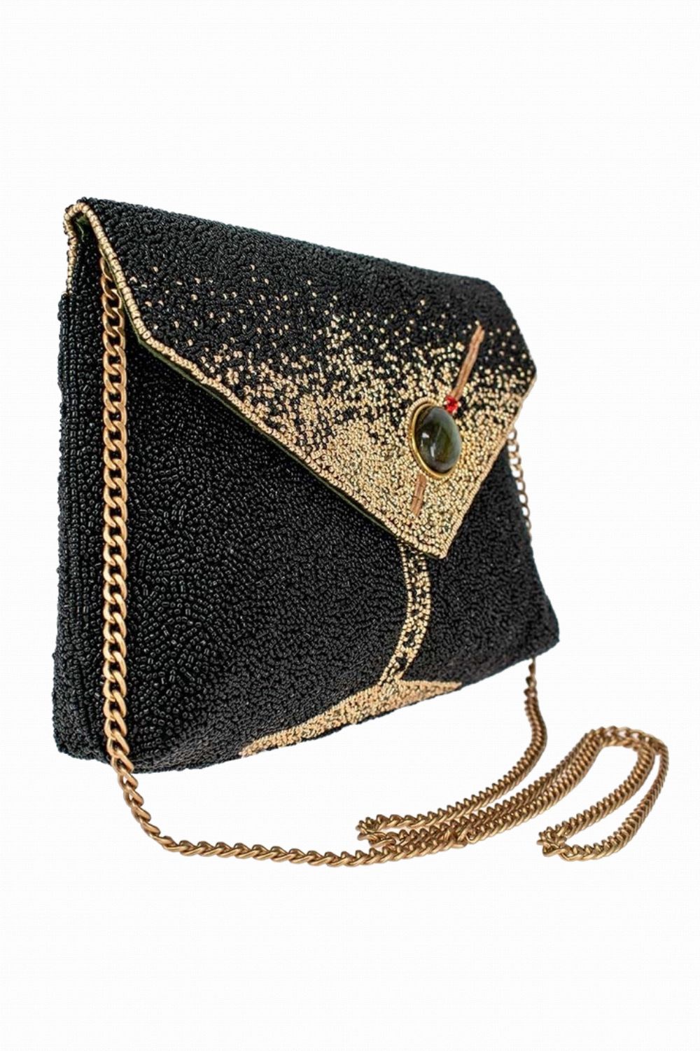 MARY FRANCES THE MARTINI CROSSBODY BEADED BAG