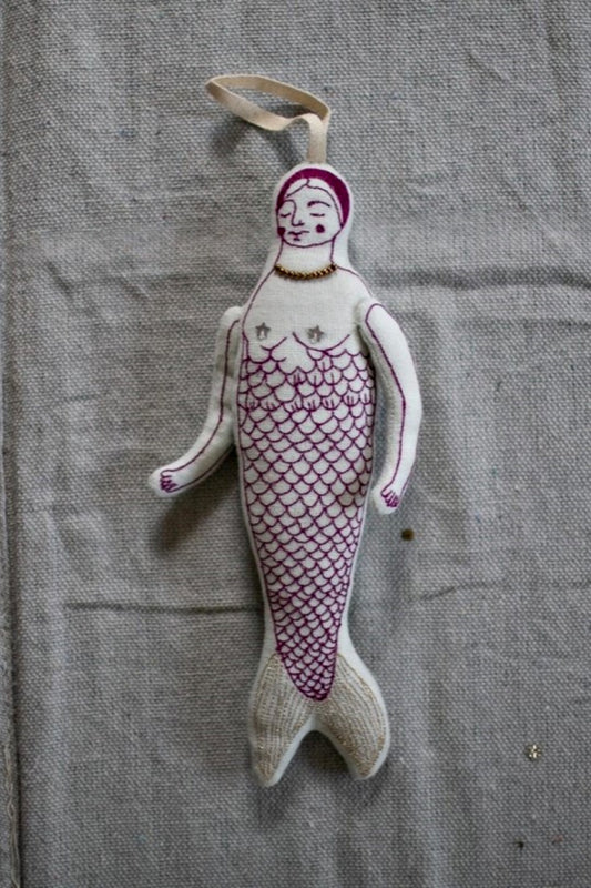 SKIPPY COTTON  MERMAID LAVENDER SCENTED ORNAMENT