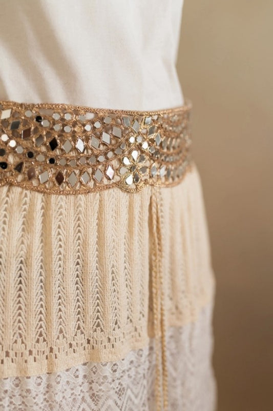 LAKE PALACE MIRRORED BELT