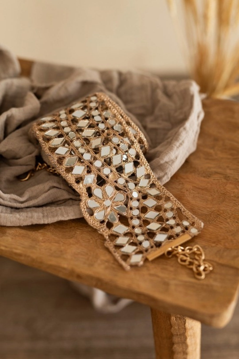 LAKE PALACE MIRRORED BELT