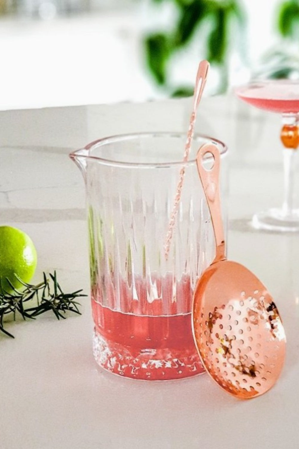 COPPER THREE PIECE MIXOLOGY SET